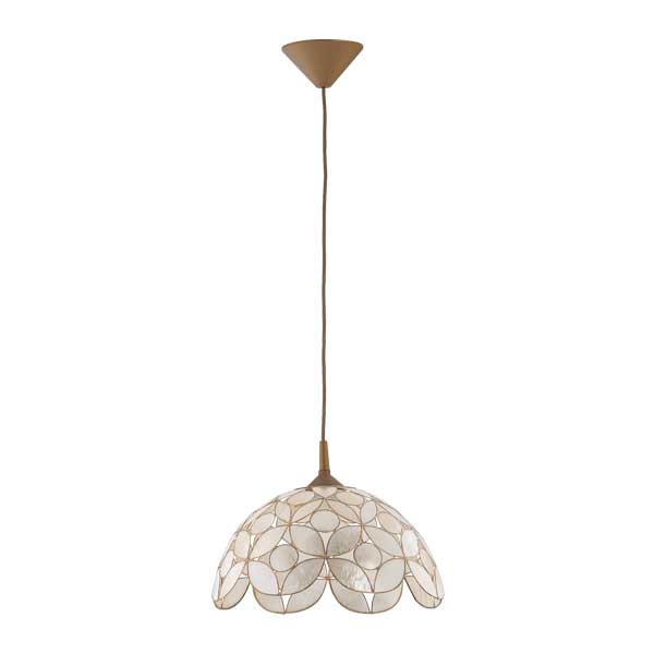 PENDANT LAMP ALFA GEORGE Gold 1 x E27