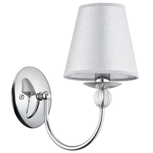 WALL LAMP ALFA EMMANUELLE Chrome 1 x E14