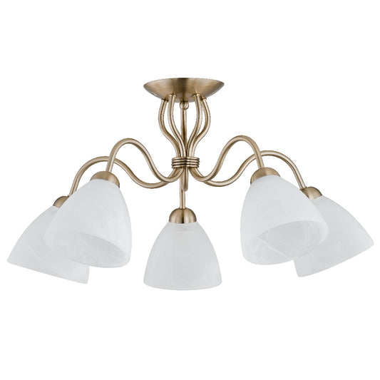 CEILING LAMP ALFA ADEL PATINA 5 x E27