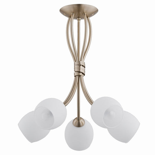 CEILING LAMP ALFA BUENA PATINA 5 x E14