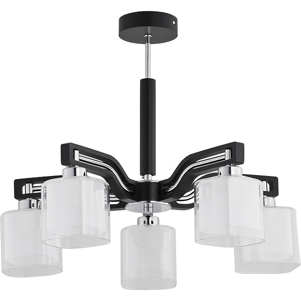 CEILING LAMP ALFA CONSUL Wooden 5 x E14