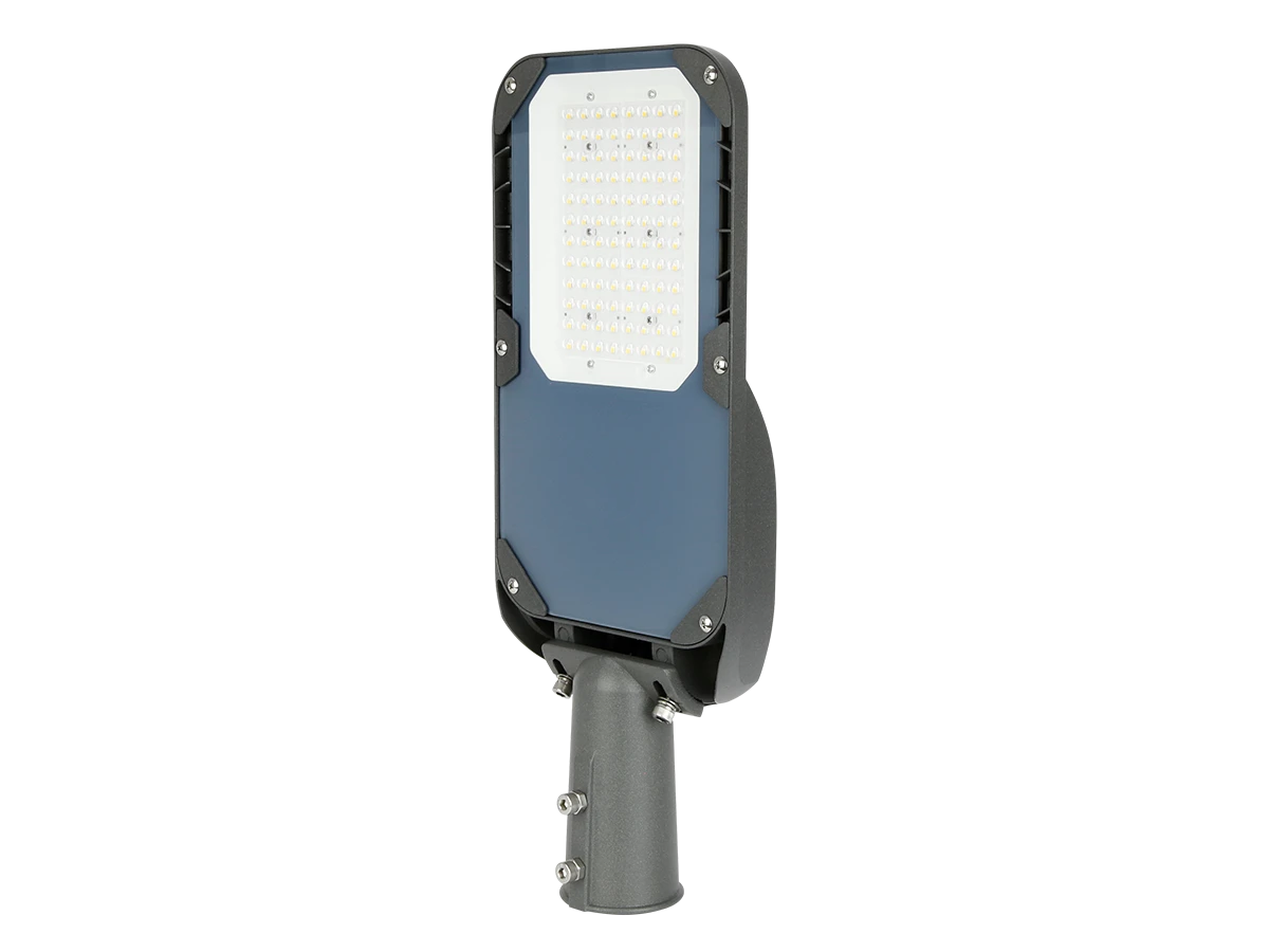 70W LED Street Light | 9800lm | IP66/IK08 | 4000K | Asym T2M | 60mm Post