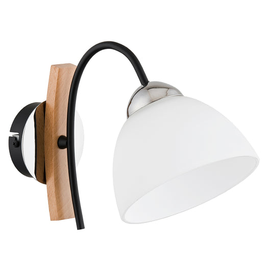 WALL LAMP ALFA JONA  Wooden 1 x E27
