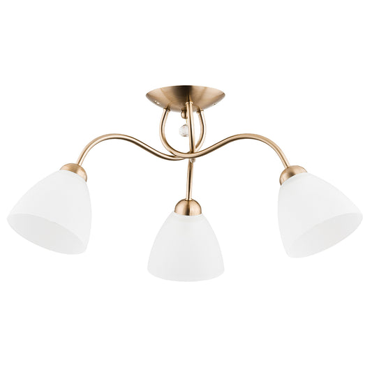 CEILING LAMP ALFA AMARILLO PATINA 3 x E27