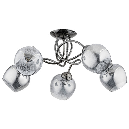 CEILING LAMP ALFA INFINITY Chrome 5 x E27