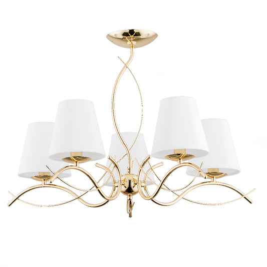 CEILING LAMP ALFA MONZA Gold 5 x E14