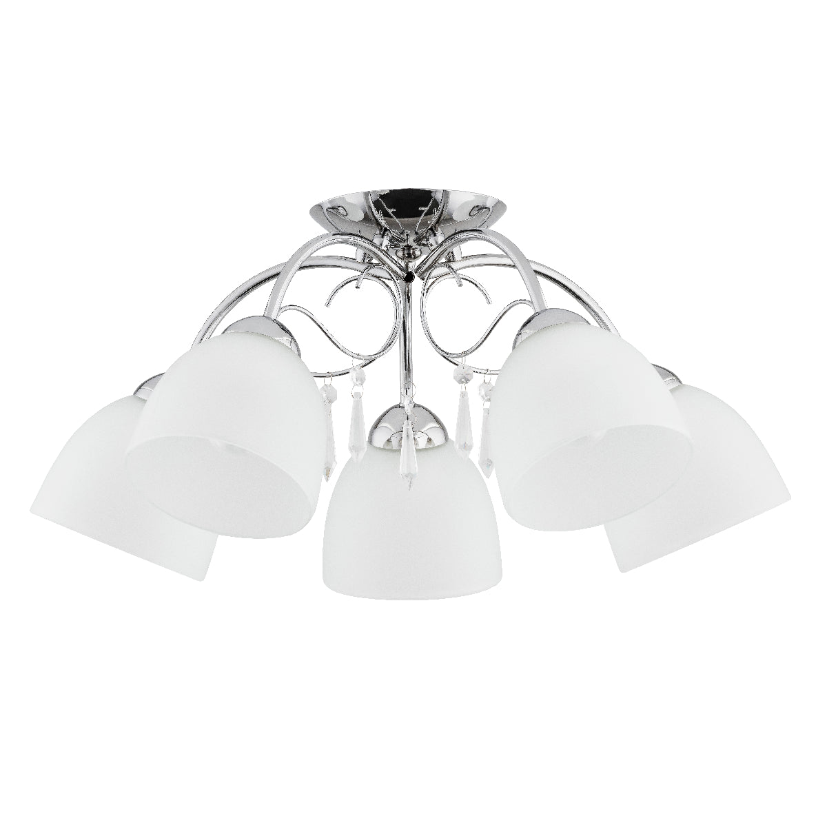 CEILING LAMP ALFA NATA Chrome 5 x E27