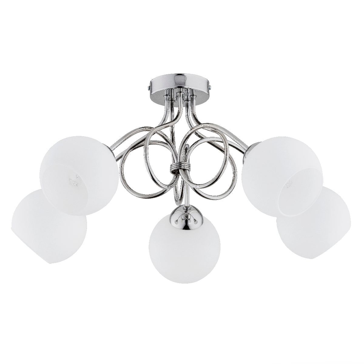 CEILING LAMP ALFA MILA Chrome 5 x E27