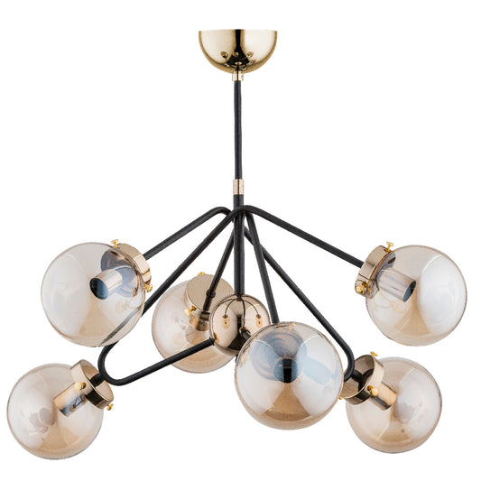 CEILING LAMP ALFA ELBA Gold 6 x E14