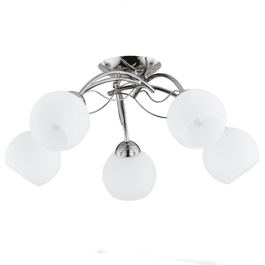 CEILING LAMP ALFA DALLEN Chrome 5 x E27