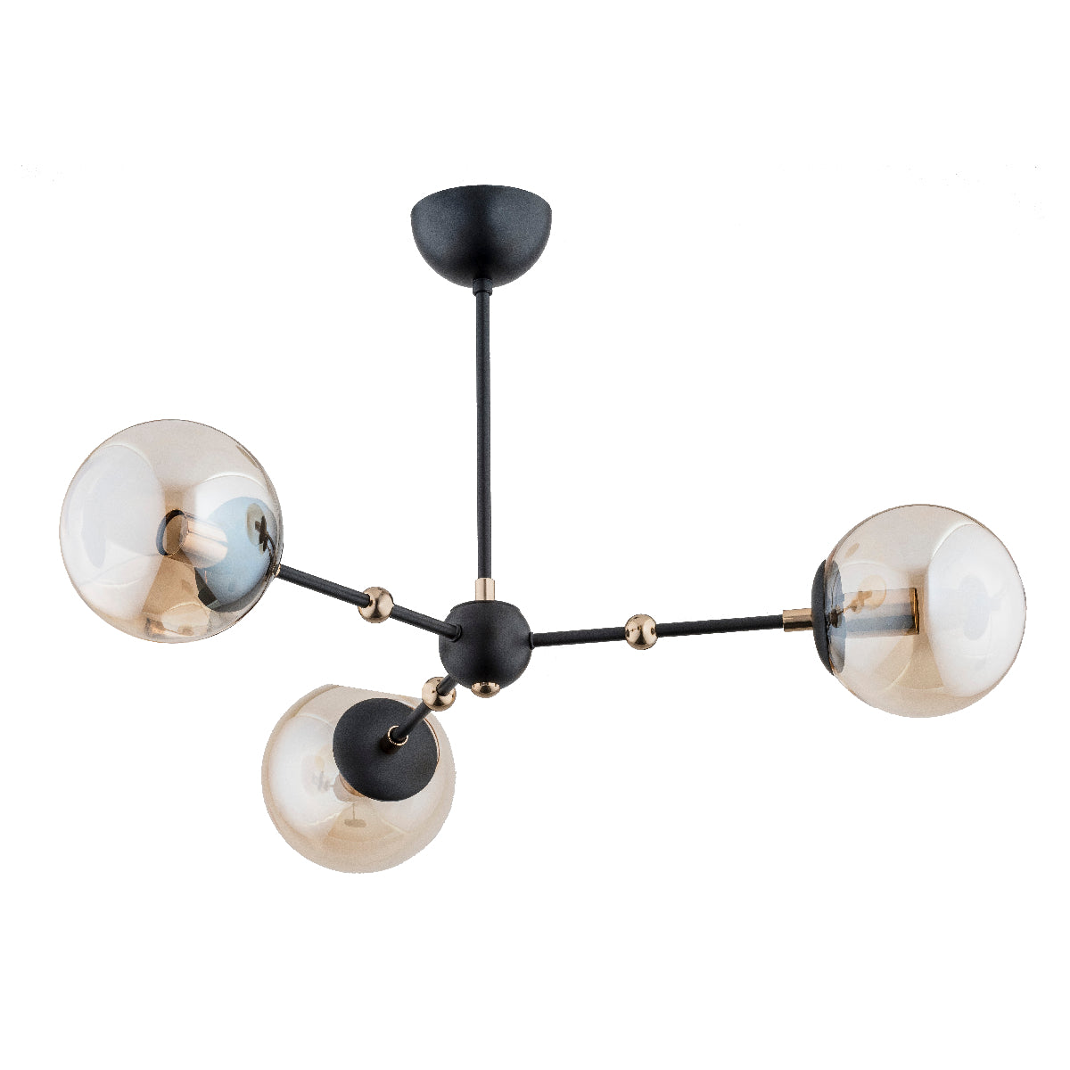 CEILING LAMP ALFA ITORIS Black 3 x E14