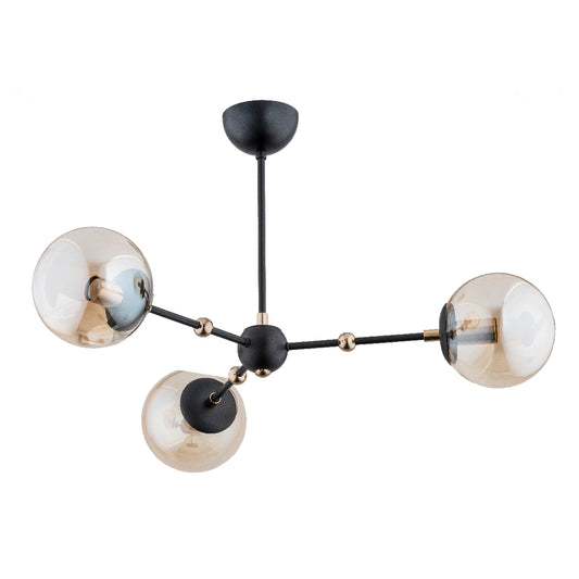 CEILING LAMP ALFA ITORIS Black 3 x E14