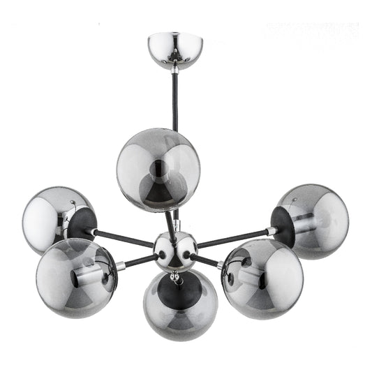 CEILING LAMP ALFA MELODY Chrome 6 x E14