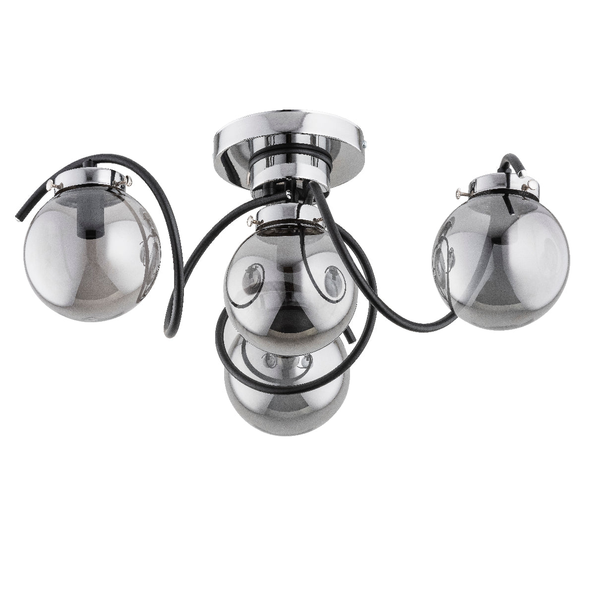 CEILING LAMP ALFA KRETKA Chrome 4 x E14