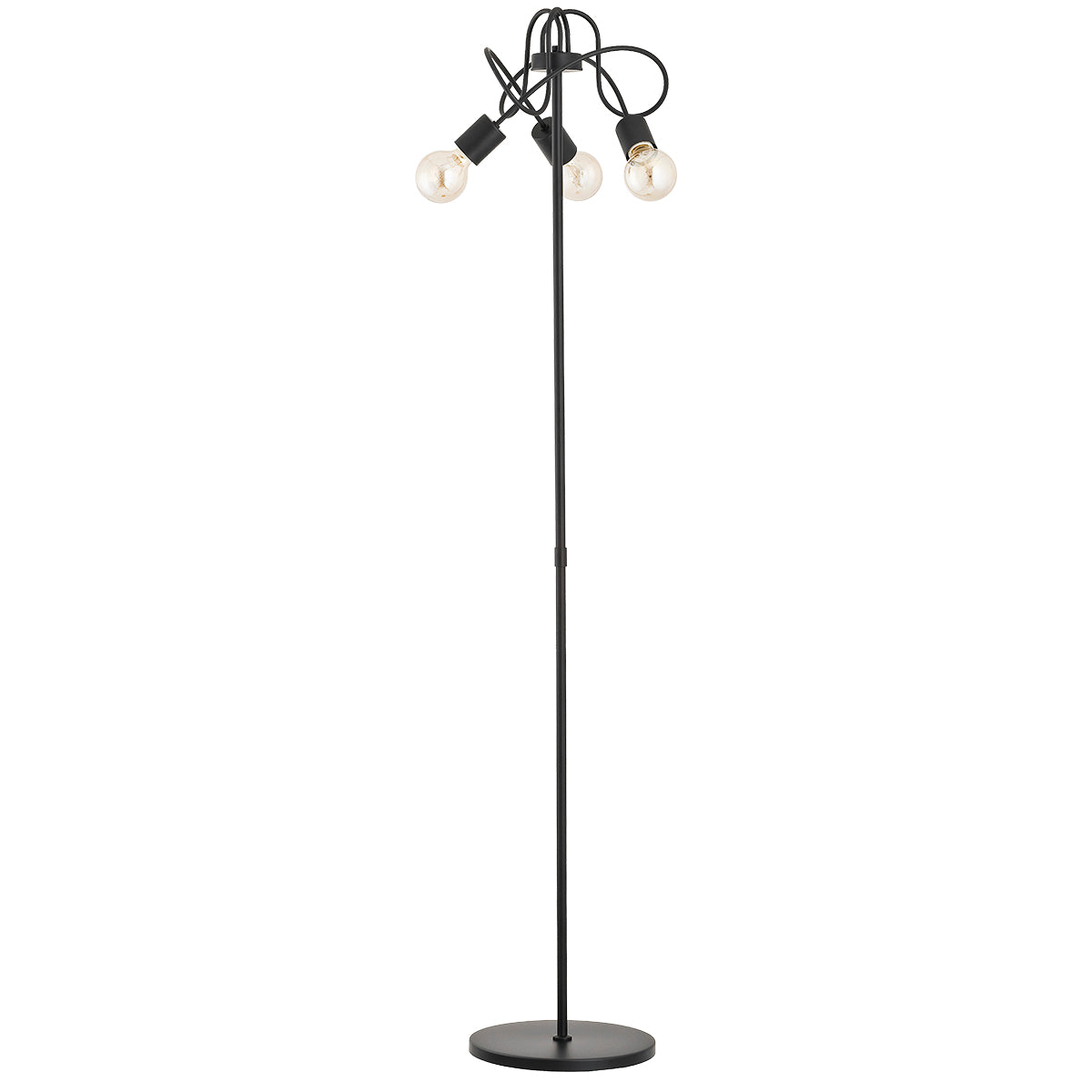 FLOOR LAMP ALFA LUPO Black 3 x E27