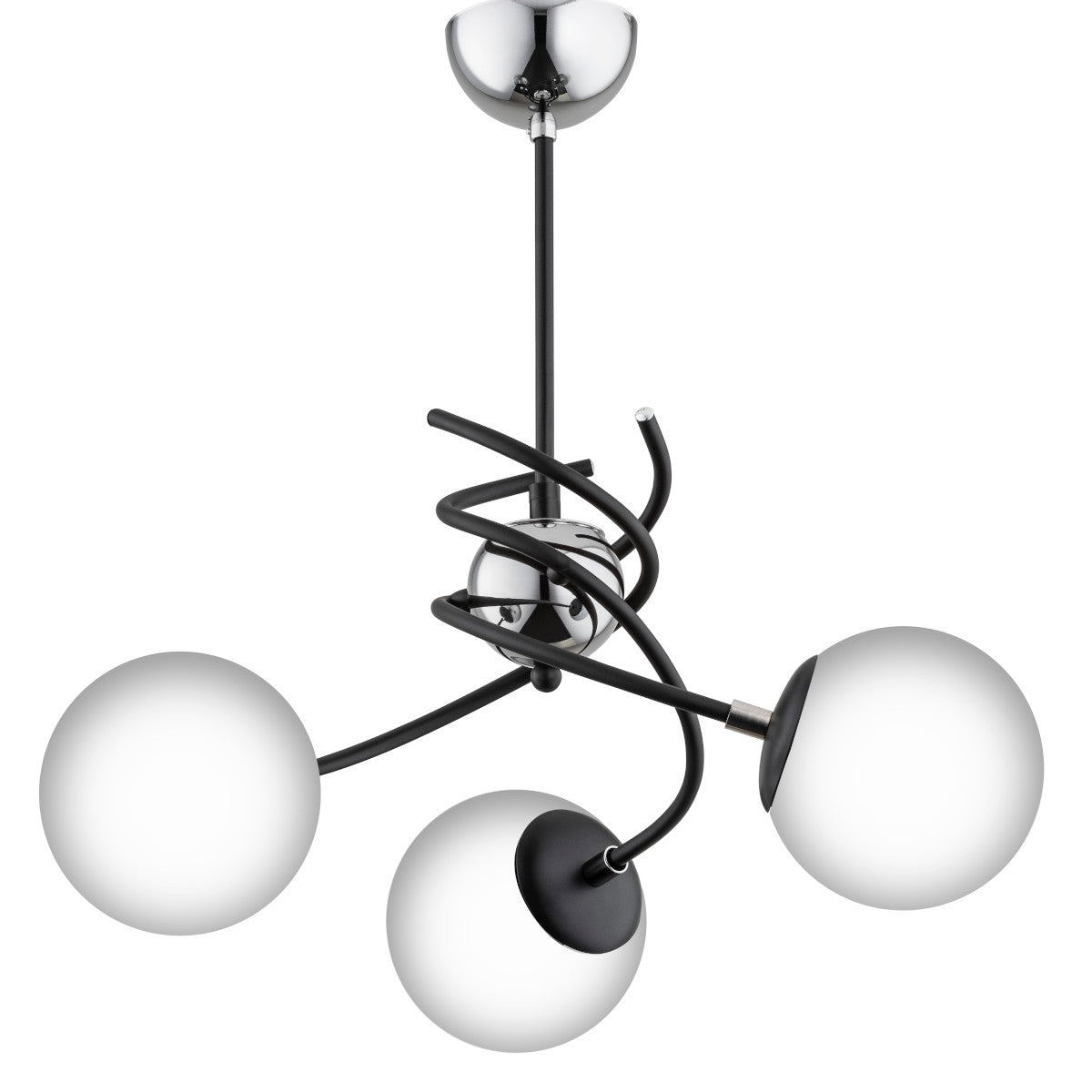 CEILING LAMP ALFA SALSA Black & White 3 x E14