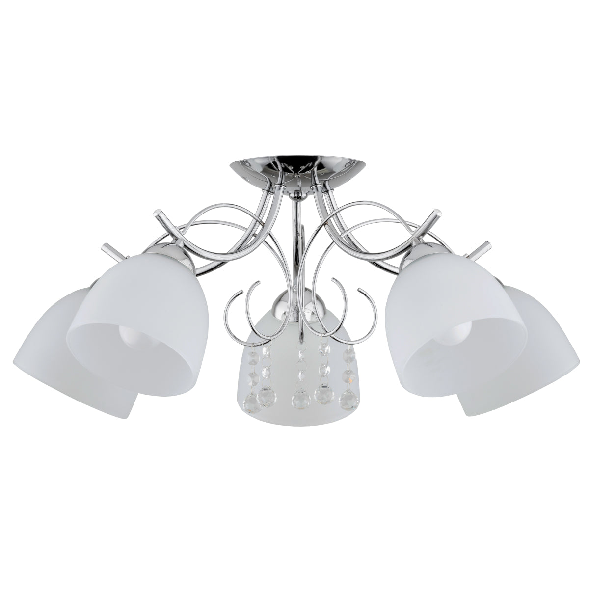 CEILING LAMP ALFA OTELIA Chrome 5 x E27