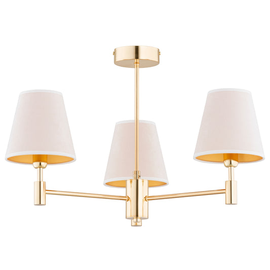 CEILING LAMP ALFA ASTRIT Gold 3 x E14