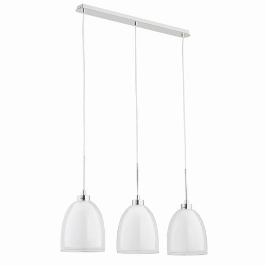 PENDANT LAMP ALFA RONDA White 3 x E27