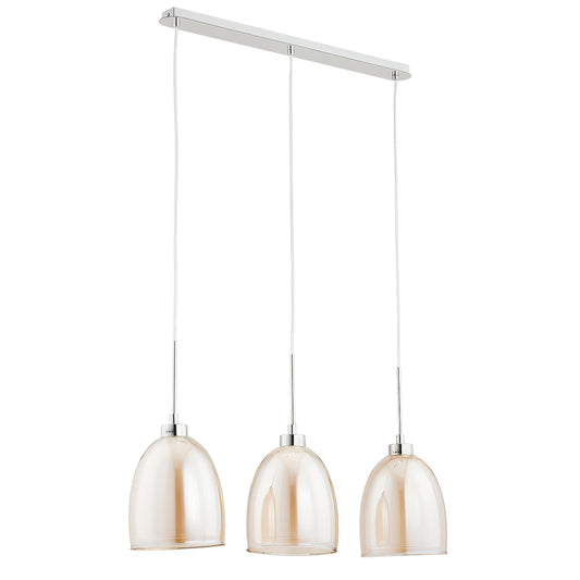PENDANT LAMP ALFA RONDA YELLOW 3 x E27