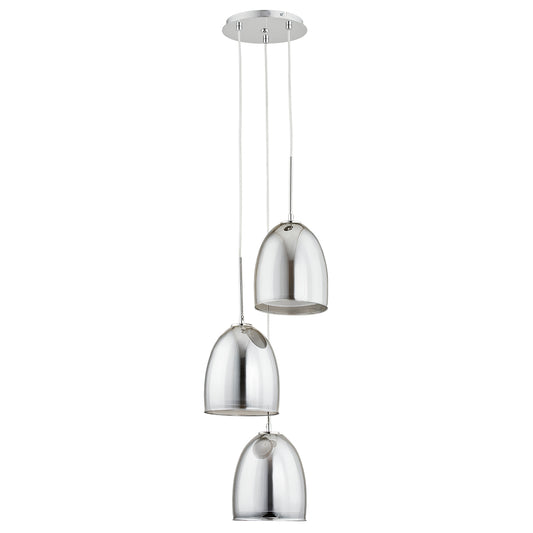 PENDANT LAMP ALFA RONDA Chrome 3 x E27
