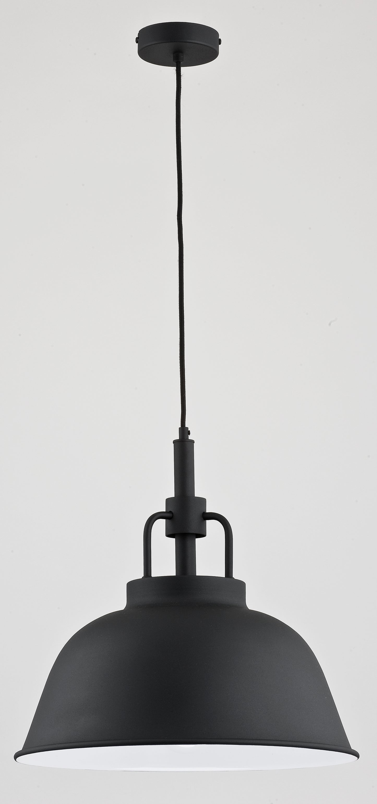 PENDANT LAMP ALFA ALCANTARA Black 1 x E27