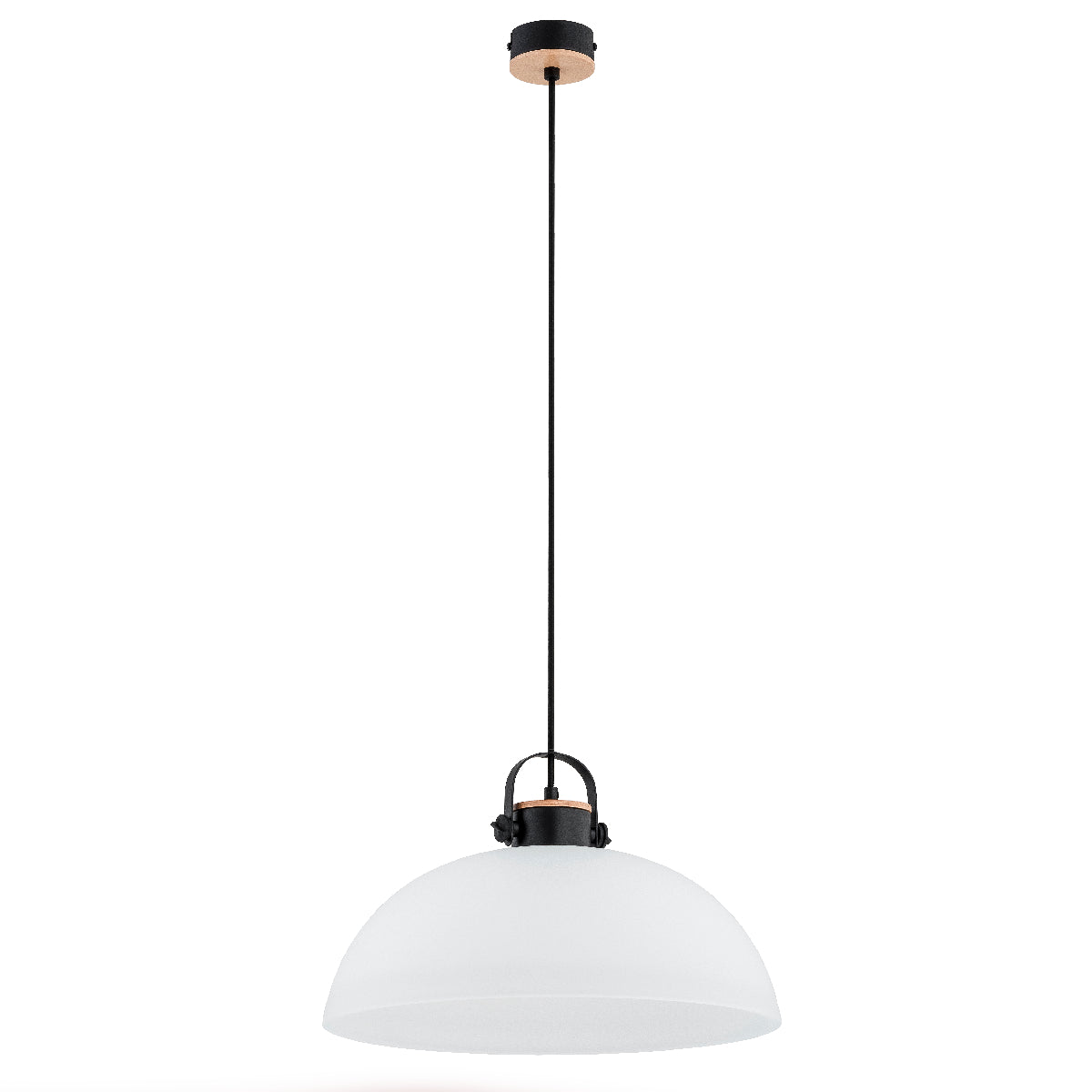 PENDANT LAMP PENDANT LAMP ALFA BOLO BIG WOODEN HANGING LAMP 1 x E27