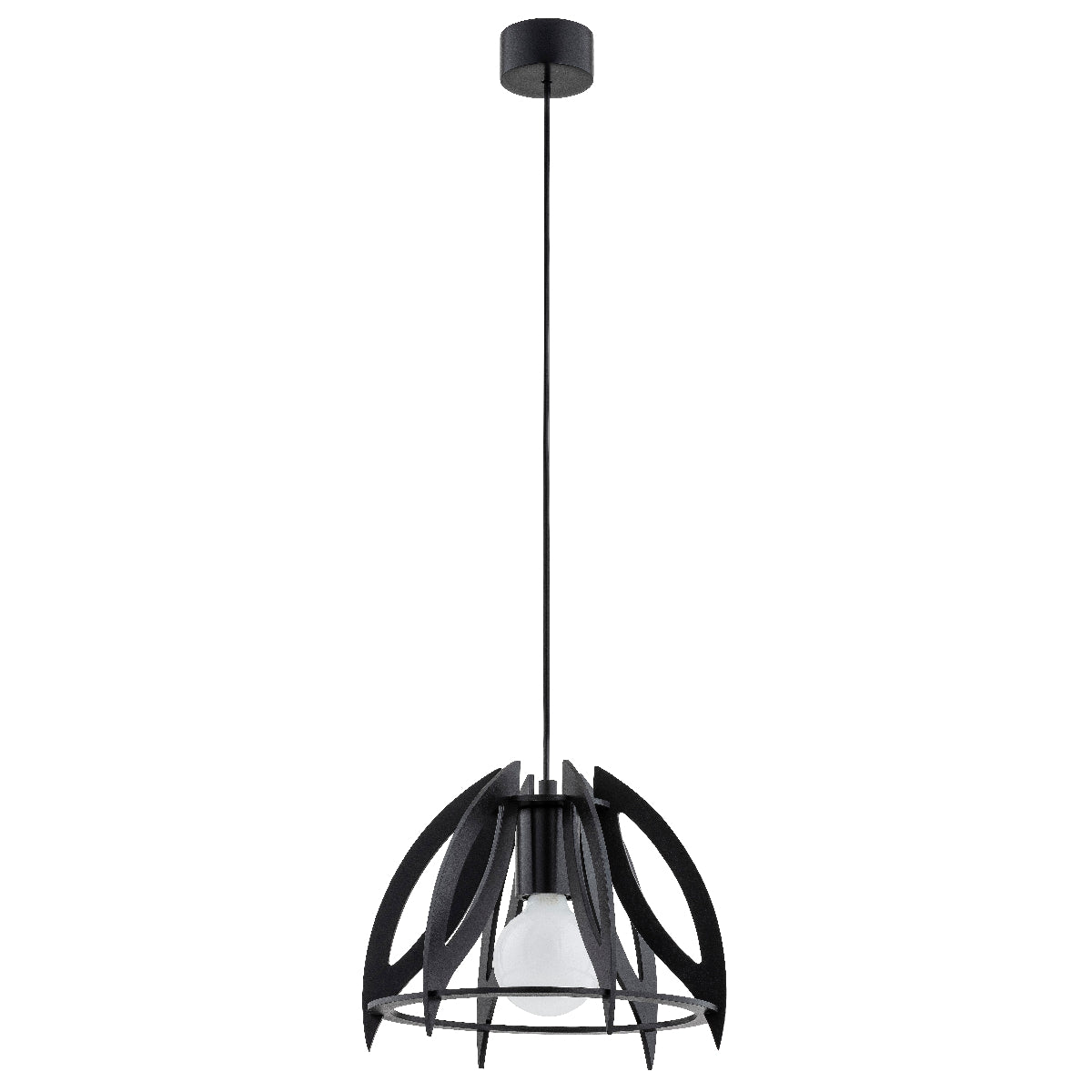 PENDANT LAMP ALFA HAGA Wooden 1 x E27