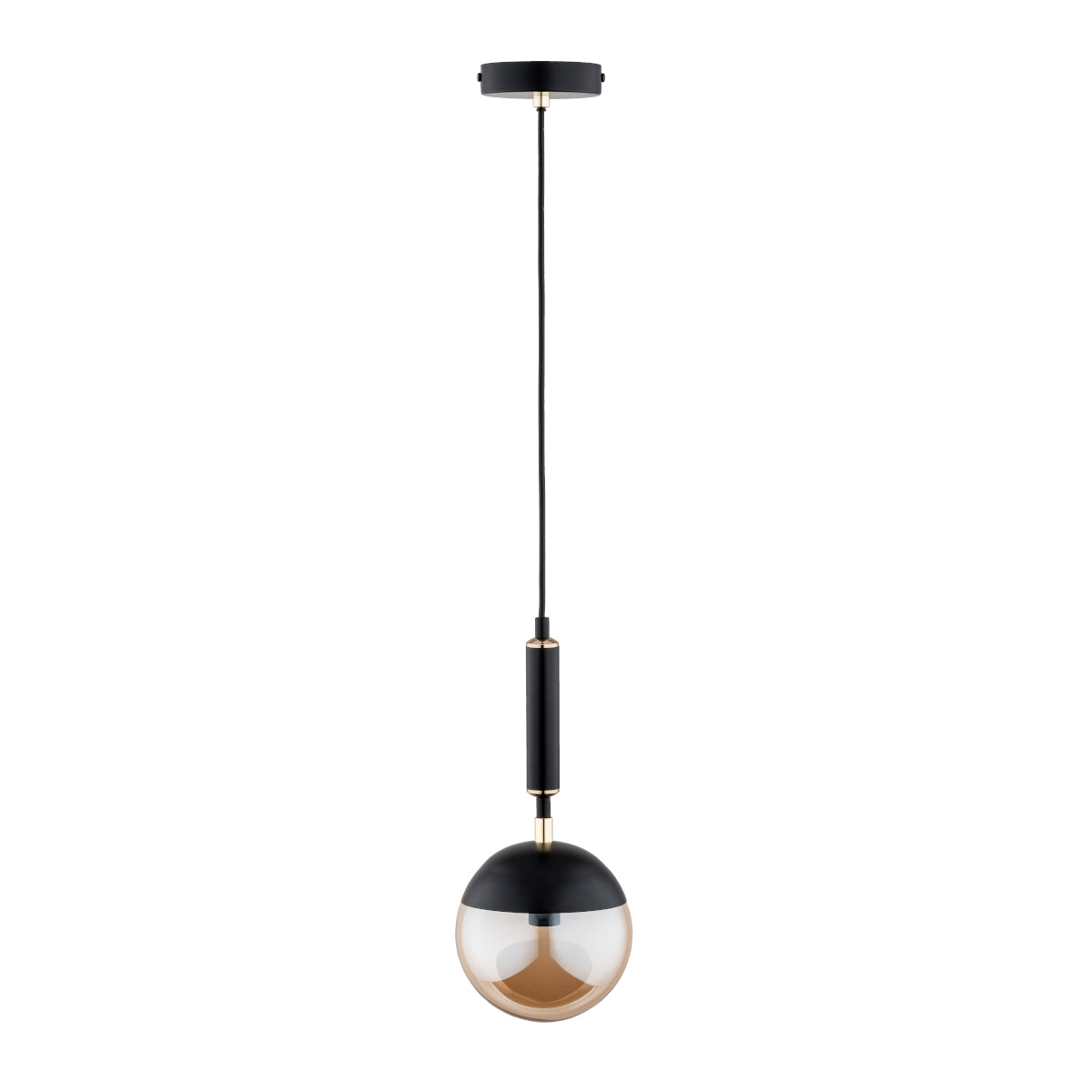 PENDANT LAMP ALFA MARAKAS Black & Gold 1 x E14