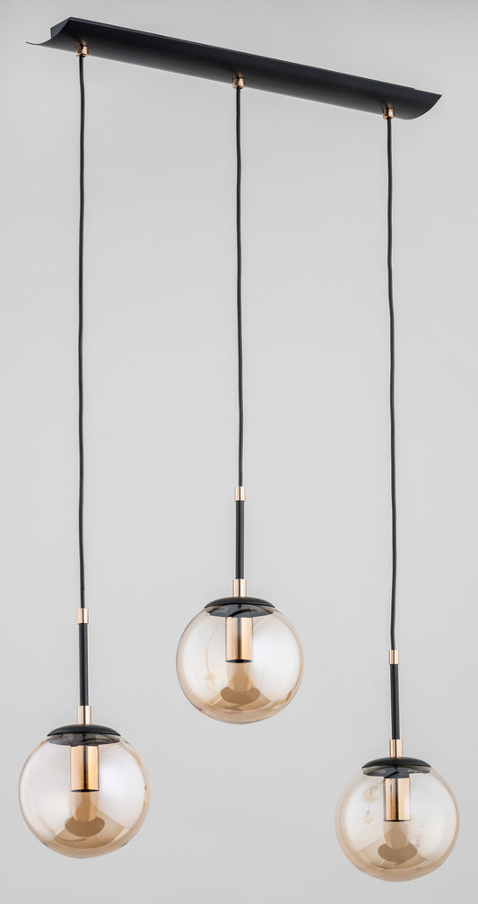 PENDANT LAMP ALFA SEBIA Black 3 x E14