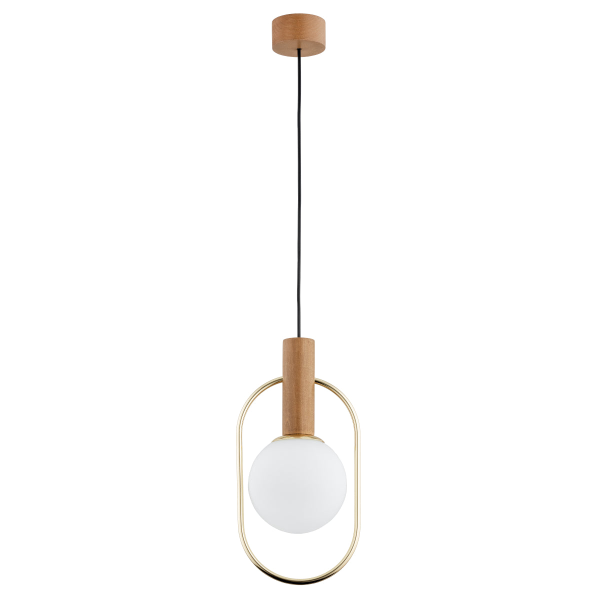 PENDANT LAMP ALFA MODI Wooden 1 x E14