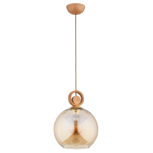PENDANT LAMP ALFA SARA BIG  Wooden 1 x E27