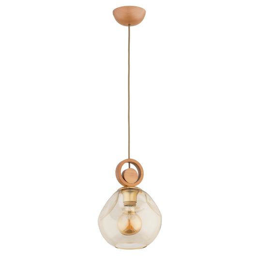 PENDANT LAMP ALFA SARA  Wooden 1 x E27