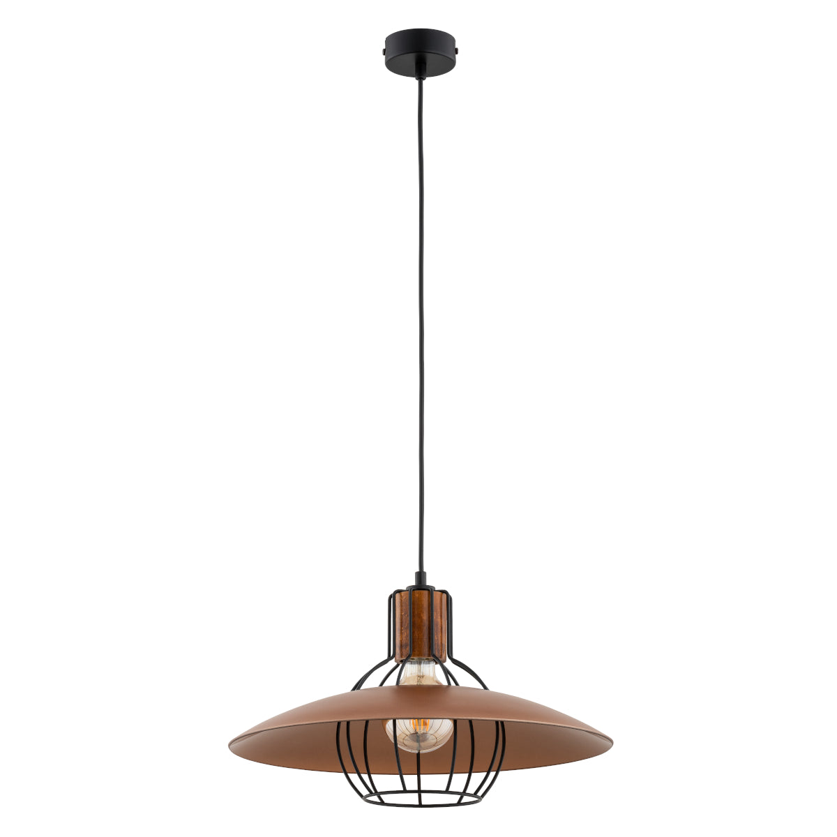 PENDANT LAMP ALFA DOMINO Brown 1 x E27
