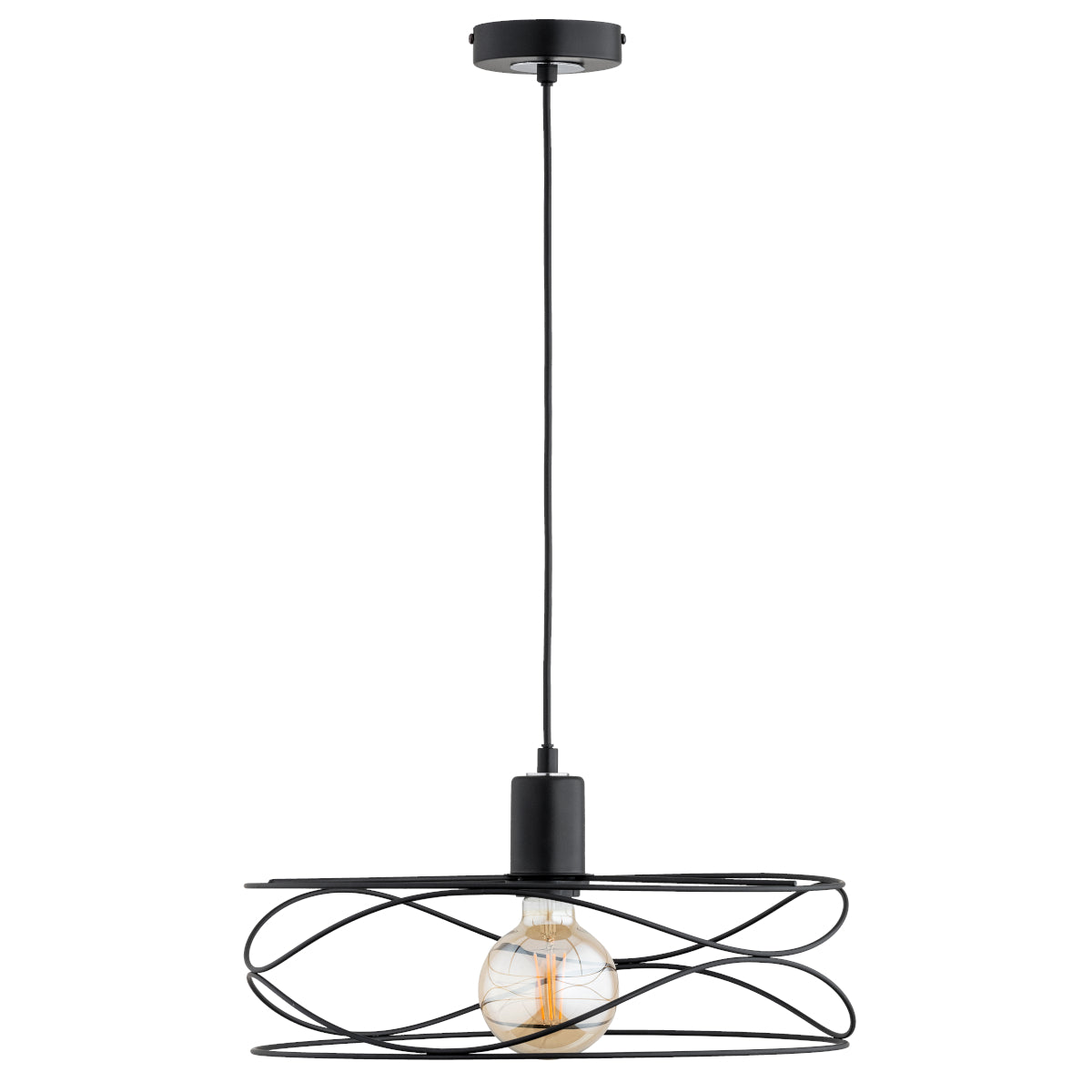 PENDANT LAMP ALFA DIUK Black 1 x E27