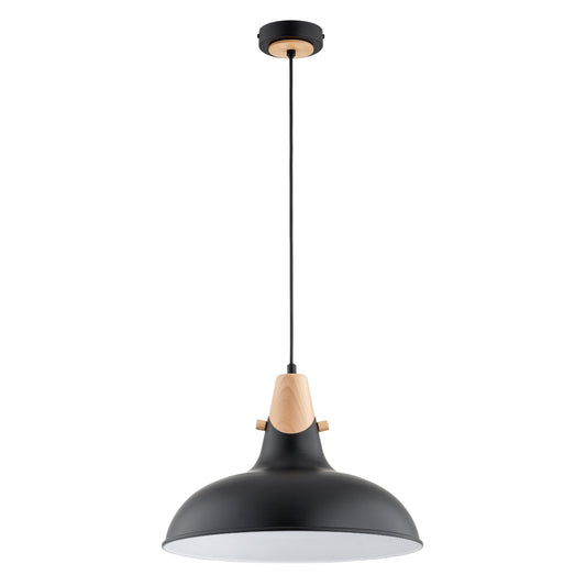 PENDANT LAMP ALFA SOLO Black 1 x E27