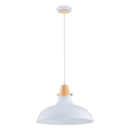 PENDANT LAMP ALFA SOLO White 1 x E27