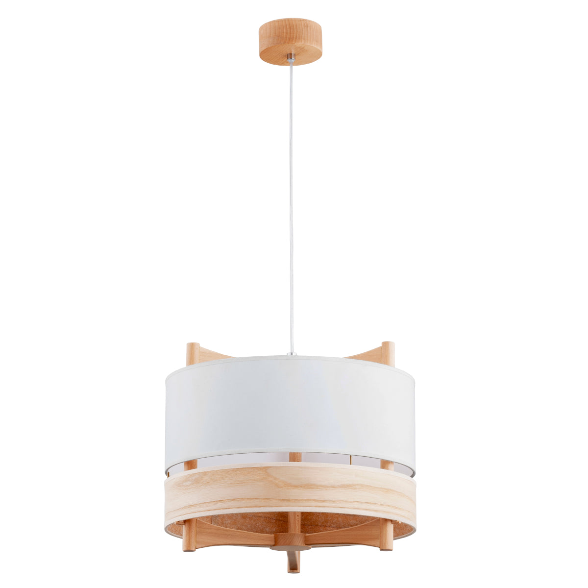 PENDANT LAMP ALFA GALDI DUET Wooden 1 x E27