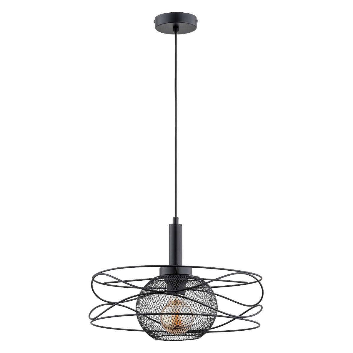 PENDANT LAMP ALFA DIUK MI x Black 1 x E27