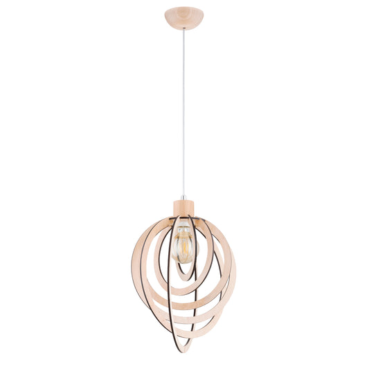 PENDANT LAMP ALFA SOLINA  Wooden 1 x E27