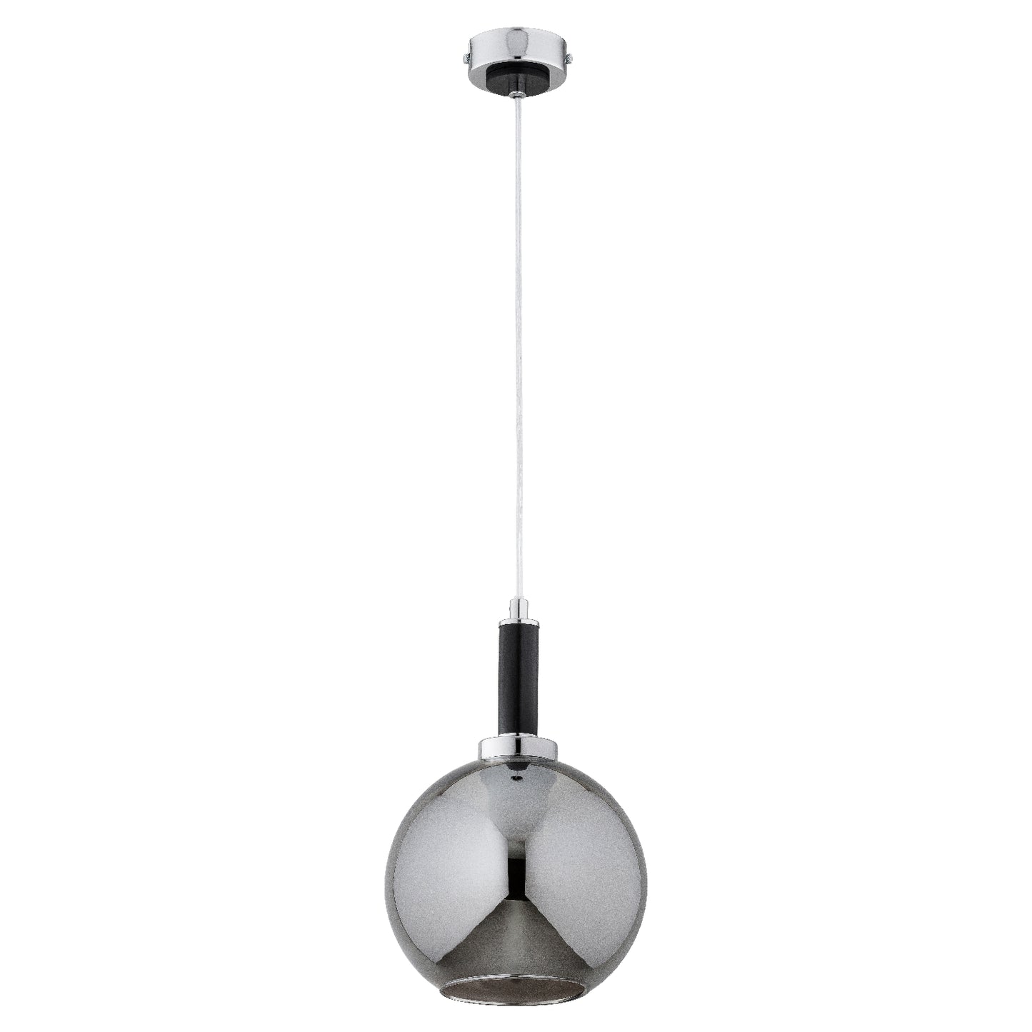 PENDANT LAMP ALFA HETTY Black & Chrome 1 x E27