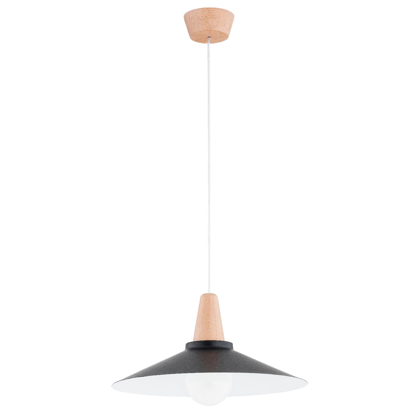 PENDANT LAMP ALFA NILAN Black 1 x E27
