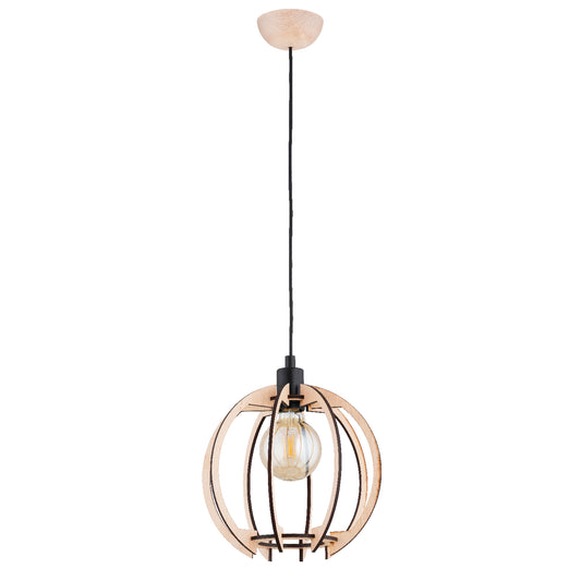 PENDANT LAMP ALFA TOMMY SLIM  Wooden 1 x E27