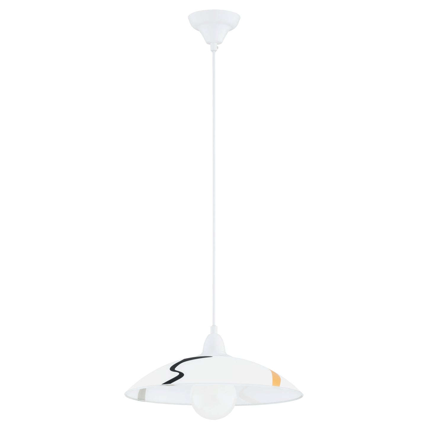 PENDANT LAMP ALFA FLORES White 1 x E27