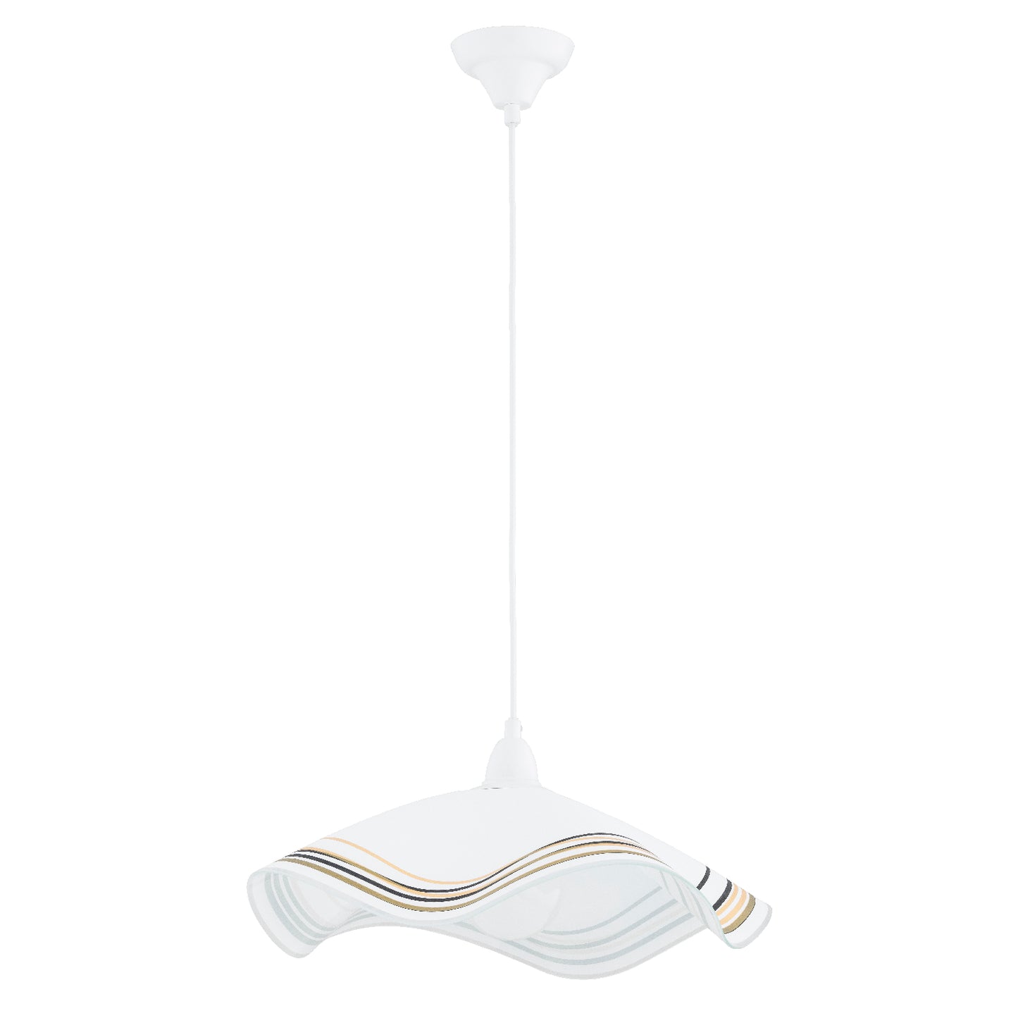 PENDANT LAMP ALFA FLORES White 1 x E27