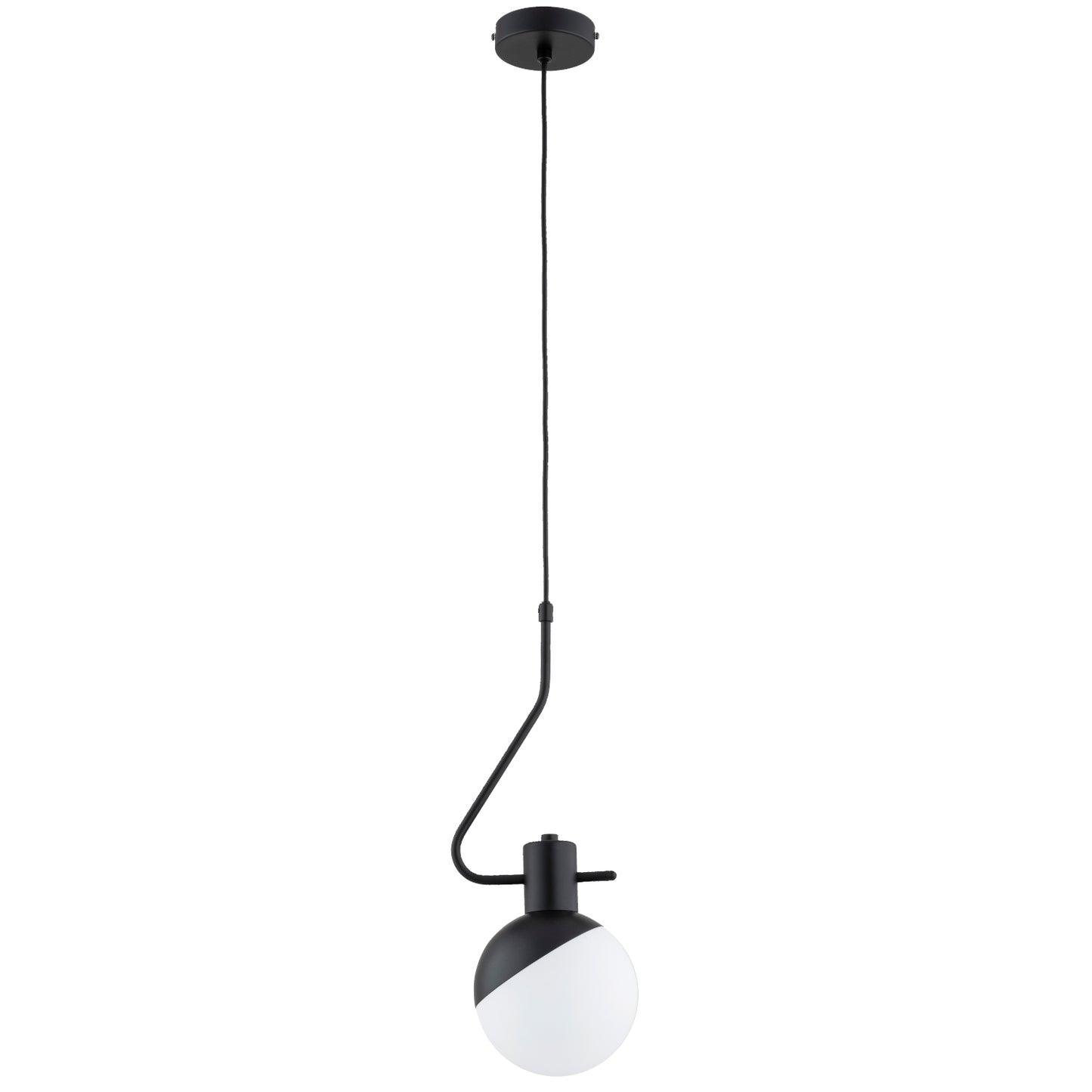 PENDANT LAMP ALFA ENIGMA Black & White 1 x E14