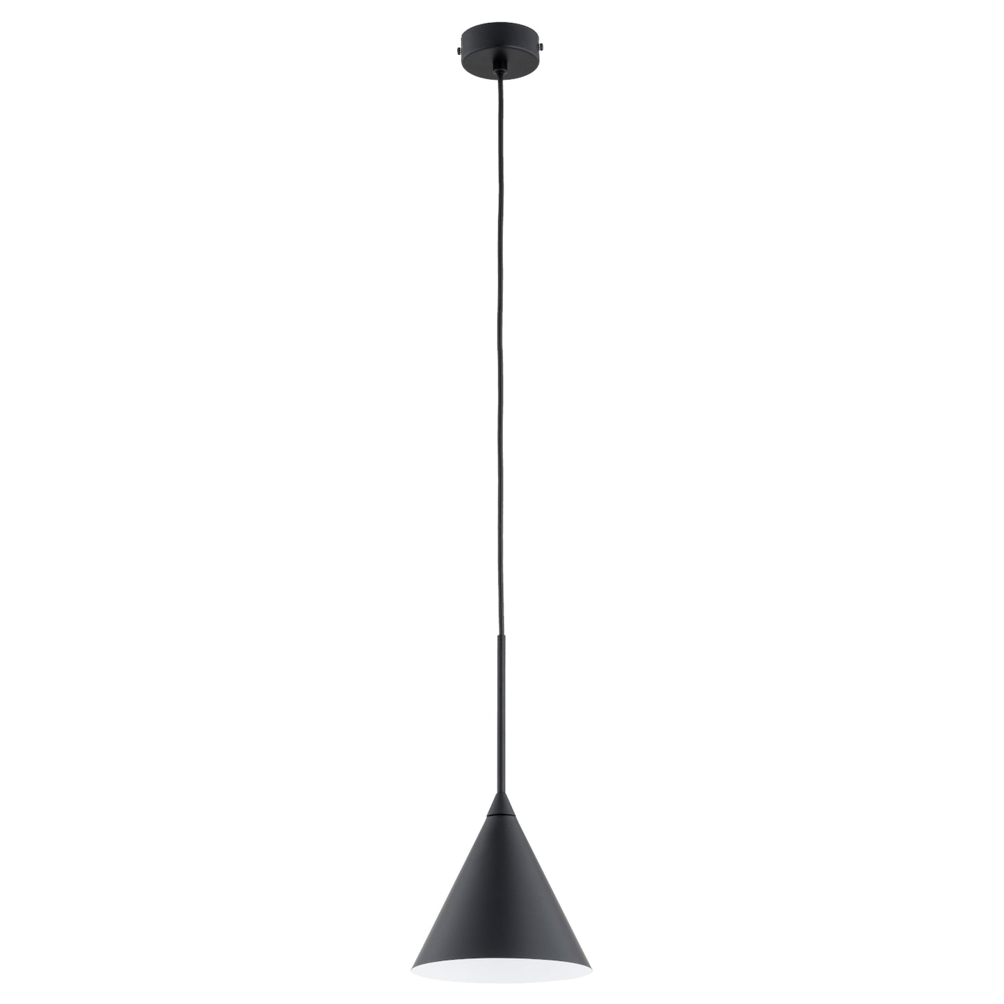 PENDANT LAMP ALFA FABO Black 1 x E27