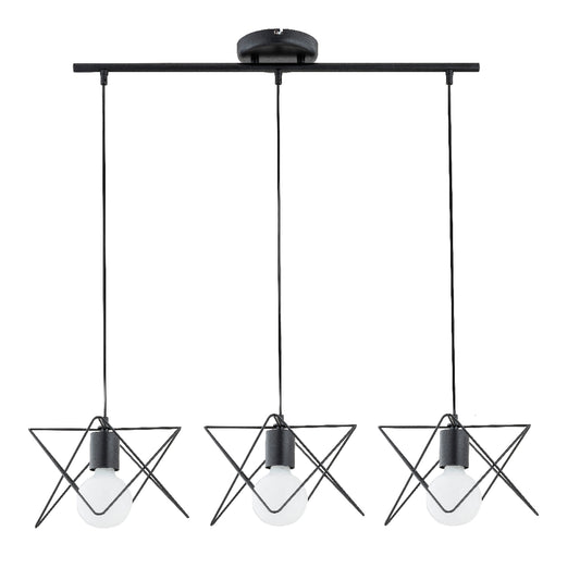 PENDANT LAMP ALFA TIMLA Black 3 x E27
