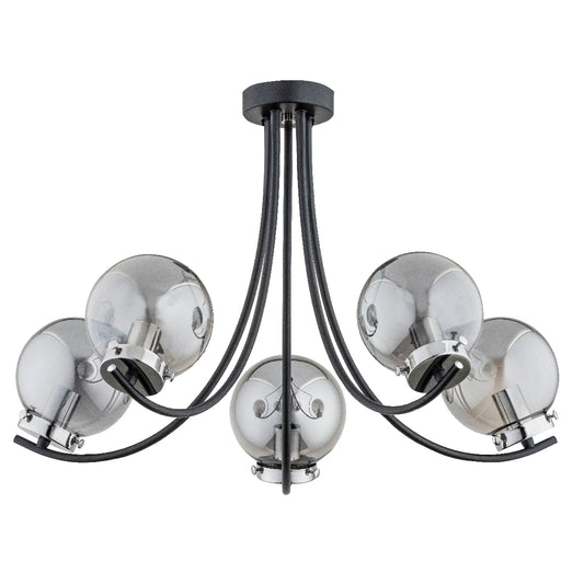 CEILING LAMP ALFA DORA Black 5 x E14