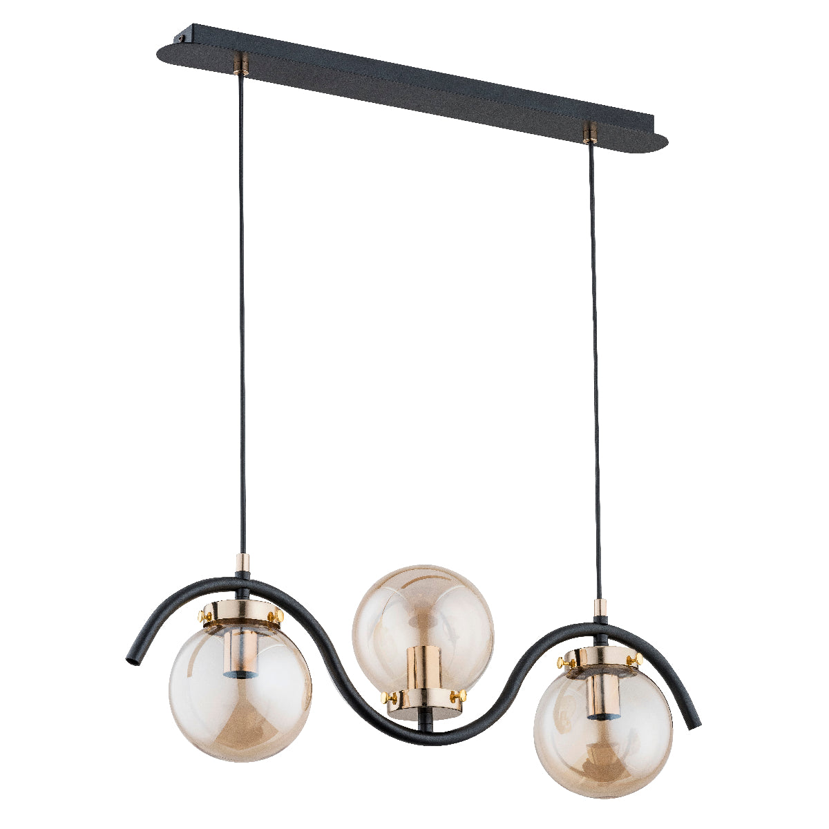 PENDANT LAMP ALFA KORDA Gold 3 x E14